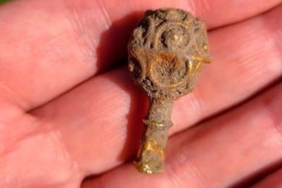 1200 Yıllık Altın Obje: Genç Arkeolog İlk Kazısında Tarih Yazdı